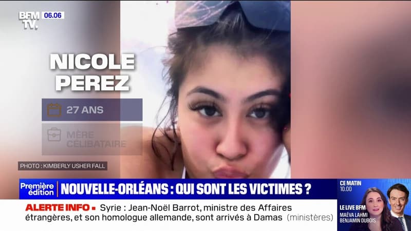 Nikyra, Karim, Nicole...Qui sont les victimes de l'attaque à La Nouvelle-Orléans?