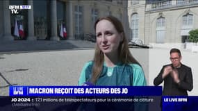 Bénévoles, associations, militaires... Emmanuel Macron reçoit les acteurs des JO à l'Élysée
