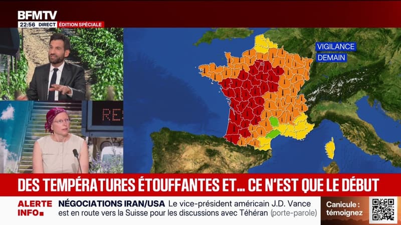 Canicule: "C'est l'illustration frappante de la crise climatique", déclare Fanny Petitbon, experte climat