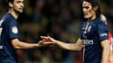 Javier Pastore et Edinson Cavani