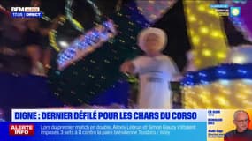 Digne-les-Bains: dernier défilé pour les chars du Corso