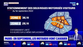 Paris: les motards vont devoir payer pour stationner dans la capitale