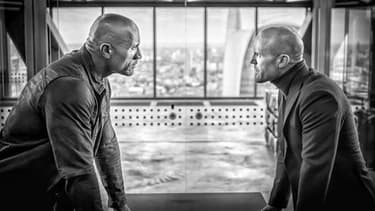 The Rock et Jason Statham dans Hobbs and Shaw