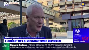 Alpes-Maritimes: le préfet reçoit Force Ouvrière