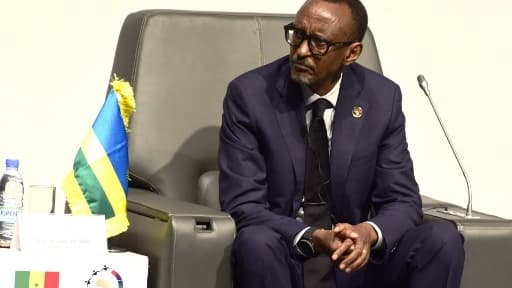 Le président actuel du Rwanda, Paul Kagame, le 13 novembre 2017 à Dakar.