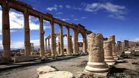 La cité antique de Palmyre en Syrie est aux mains du groupe Etat islamique depuis mai 2015.