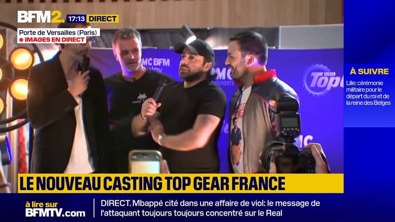 La présentation du nouveau casting de Top Gear France