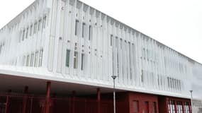 La façade du collège Angela Davis de Bobigny (Seine-Saint-Denis), le 5 février 2025.