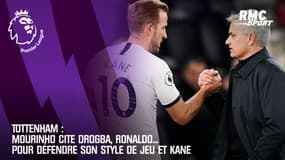Tottenham : Mourinho cite Drogba, Ronaldo... pour défendre son style de jeu et Kane 