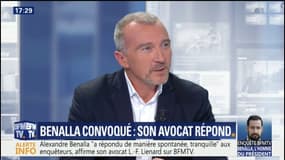 Propos de Benalla sur les sénateurs: "Alexandre Benalla devrait s'excuser mais Philippe Bas devrait encore plus s'excuser" estime son avocat