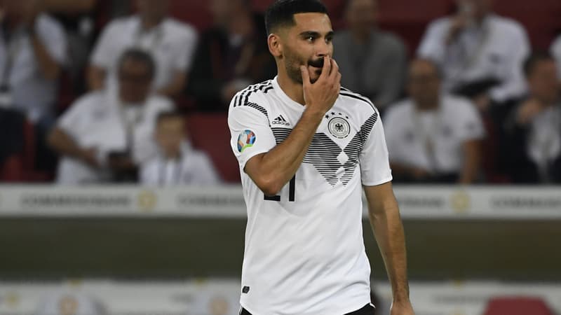 Ilkay Gündogan, grand artisan de la victoire de l'Allemagne face à l'Estonie ce mardi (8-0). Il a été acclamé, presque un an après la polémique avec Erdogan.