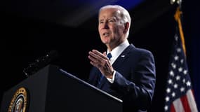 Joe Biden le 1 mars 2023 à Baltimore, aux États-Unis.