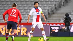 Marquinhos lors de Lille-PSG