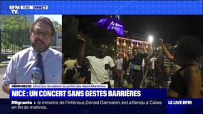 Concert à Nice: la préfecture rappelle que des "messages audio et vidéo" sur les gestes barrières étaient diffusés