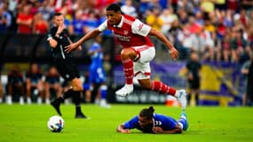 William Saliba avec Arsenal, en 2022.