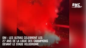 OM : Les ultras célèbrent les 27 ans de la Ligue des champions devant le Vélodrome