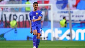 William Saliba lors de France-Pologne (1-1, Euro), le 25 juin 2024