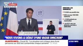 Gabriel Attal: "Au moindre doute, testez-vous !"