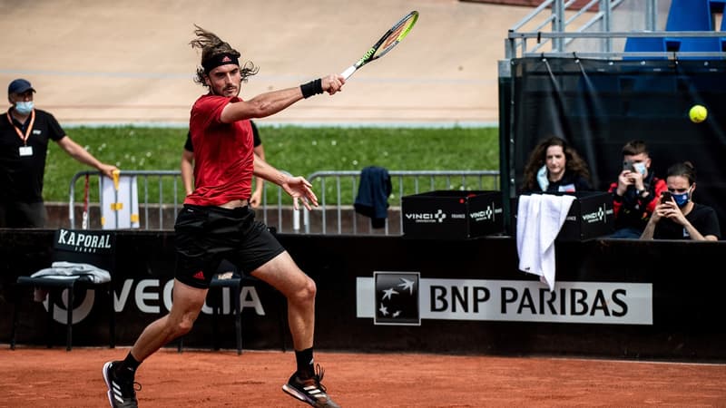 Tournoi de Lyon: Tsitsipas triomphe encore sur terre battue, avant Roland-Garros