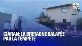 Ciarán: la Bretagne balayée par la tempête 