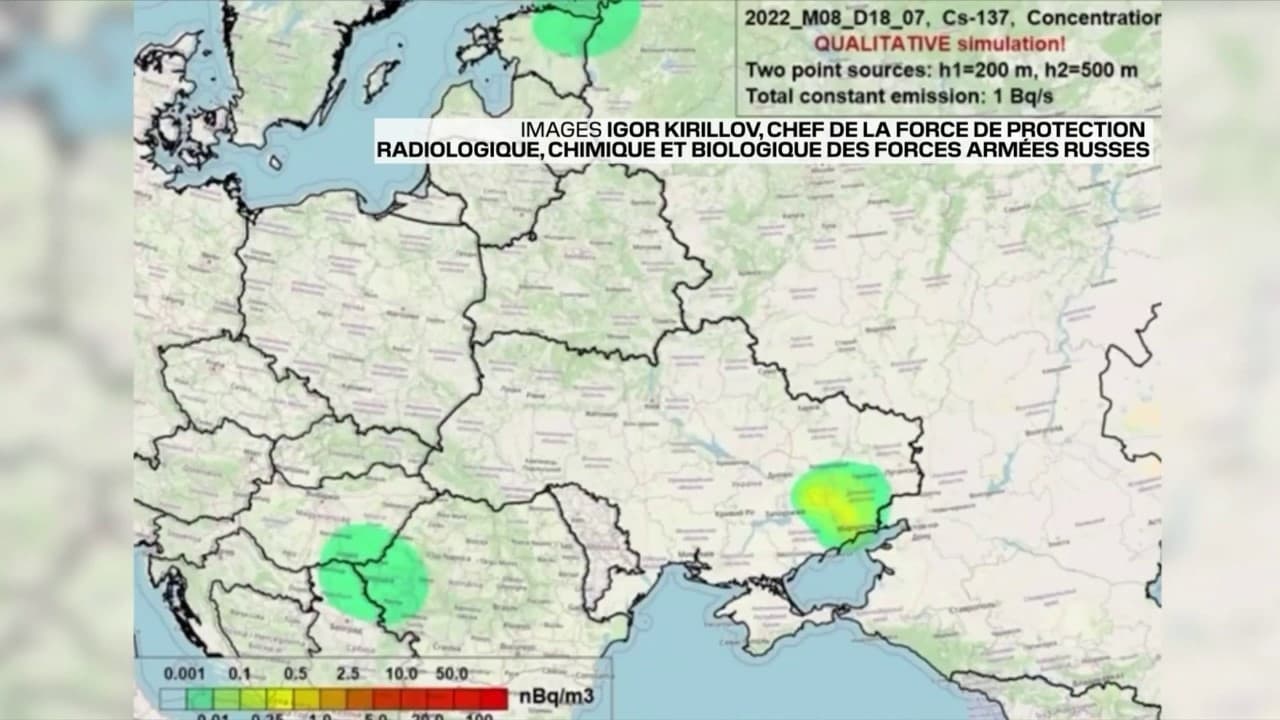 Un éventuel nuage radioactif pourrait s'étendre très rapidement depuis Zaporijjia jusqu'en Europe, en cas de catastrophe nucléaire. Un éventuel nuage radioactif pourrait s'étendre très rapidement depuis Zaporijjia jusqu'en Europe, en cas de catastrophe nucléaire.