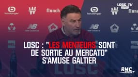 Losc : "Les menteurs sont de sortie au mercato" s'amuse Galtier