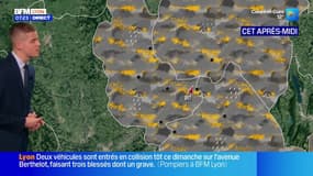 Météo Rhône: une journée pluvieuse pour lancer la semaine, il fera 15°C à Lyon