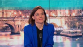 La cheffe de l'IGPN, Agnès Thibault-Lecuivre, le dimanche 26 mars 2023 sur BFMTV.