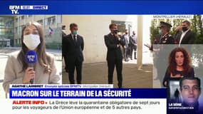 Sécurité: Emmanuel Macron en déplacement à Montpellier