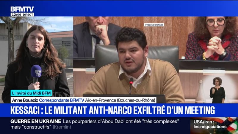 Le militant anti-narcotrafic, Amine Kessaci, exfiltré du meeting d'un candidat socialiste