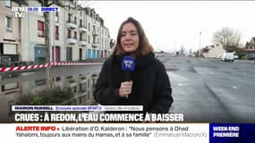 Crues: à Redon, l'eau commence à baisser, les ministres de l'Intérieur et de la Transition écologique attendues sur place