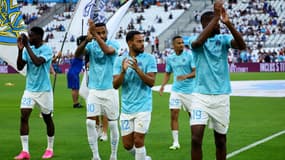Ismaïla Sarr, Pierre-Emerick Aubameyang, Renan Lodi, Iliman Ndiaye et Geoffrey Kondogbia