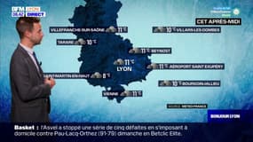 Météo Rhône: un lundi sous les nuages et les averses, jusqu'à 11°C à Lyon