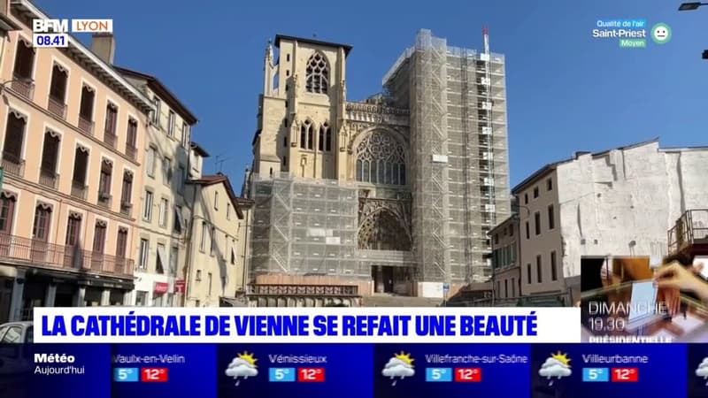 Isère: la cathédrale Saint-Maurice de Vienne en rénovation