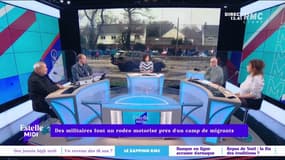 Des militaires font un rodéo motorisé près d'un camp de migrants : "Ce ne sont pas des militaires, ce sont des crétins !" s’indigne Périco Légasse. 