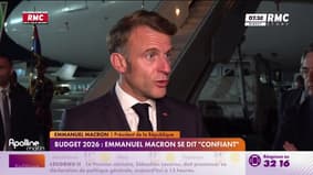Budget 2026 : Emmanuel Macron se dit "confiant" 