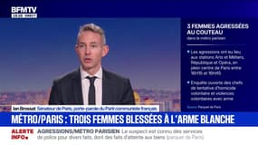 "Tristesse et colère": Ian Brossat, sénateur de Paris réagit à l'agression de trois femmes dans le métro