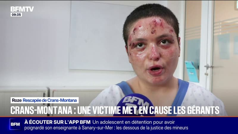 "Tout le monde était au niveau de la porte et ça a bouché les entrées et les sorties": Roze, rescapée du bar Le Constellation à Crans-Montana, témoigne