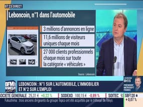 Leboncoin: n°1 sur l'automobile, l'immobilier et n°2 sur l'emploi, Antoine Jouteau - 19/09