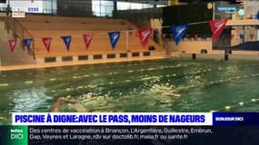 Digne-les-Bains: depuis la mise en place du pass sanitaire, de moins en moins de nageurs font le déplacement à la piscine 