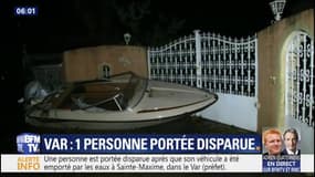 Une personne portée disparue dans le Var après de fortes intempéries
