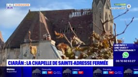 Sainte-Adresse: touchée par la temête Ciaran, la chapelle fermée