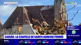 Sainte-Adresse: touchée par la temête Ciaran, la chapelle fermée