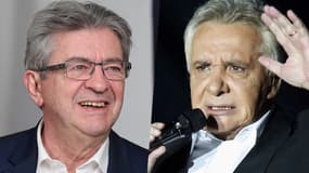 Jean-Luc Mélenchon et Michel Sardou. 