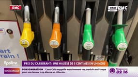 Prix du carburant: une hausse de 5 centimes en un mois 