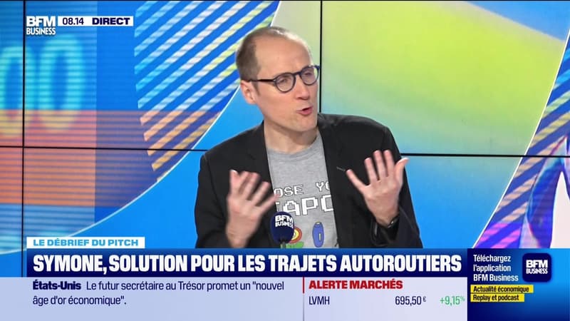 Le débrief du Pitch : Symone, solution pour les trajets autoroutiers, par Anthony Morel - 17/01