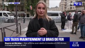 Colère des taxis: la manifestation se poursuit sur Paris, au niveau du boulevard Raspail 