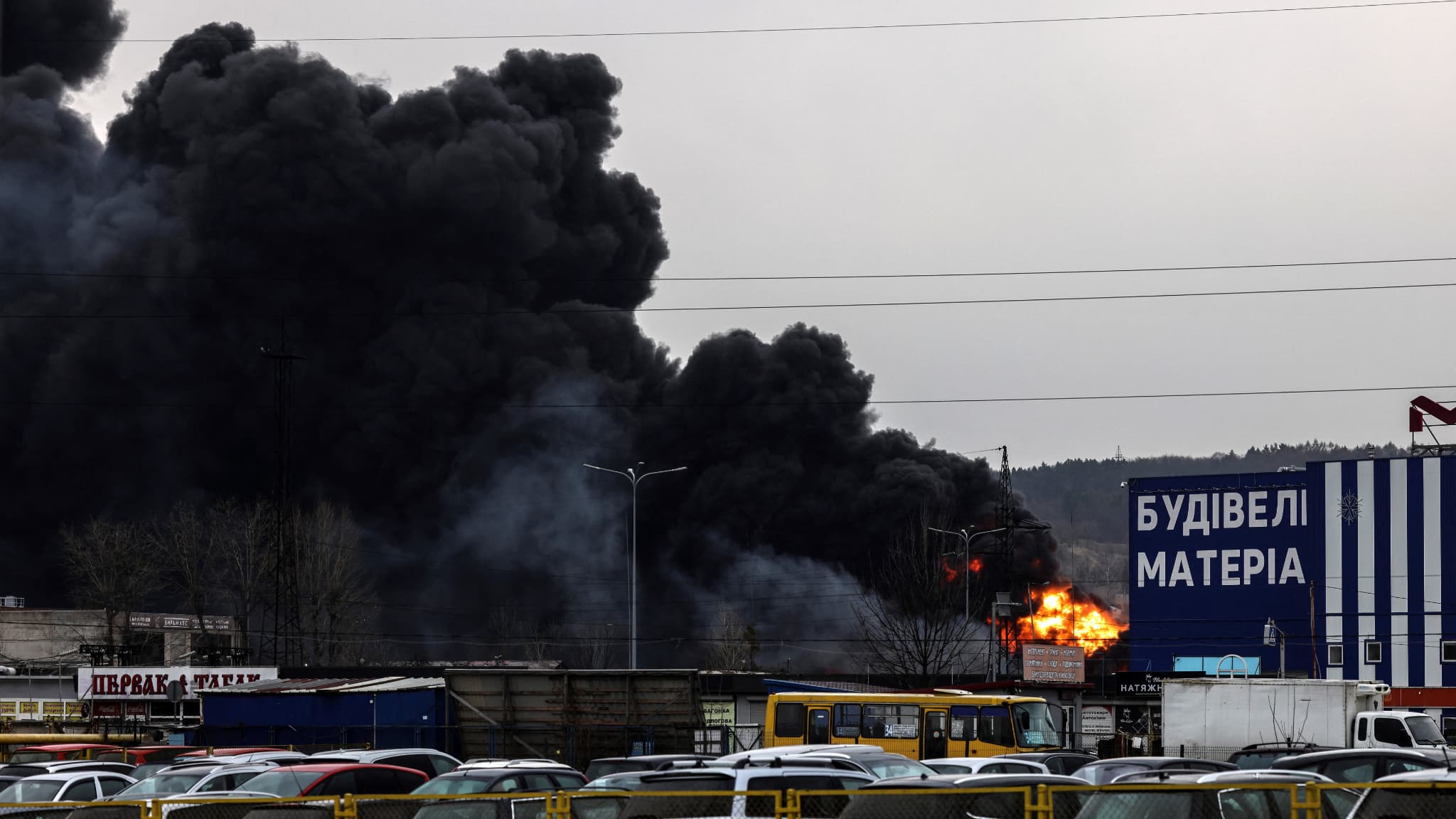 Une explosions a touché le centre-ville de Lviv le 26 mars 2022 Une explosions a touché le centre-ville de Lviv le 26 mars 2022