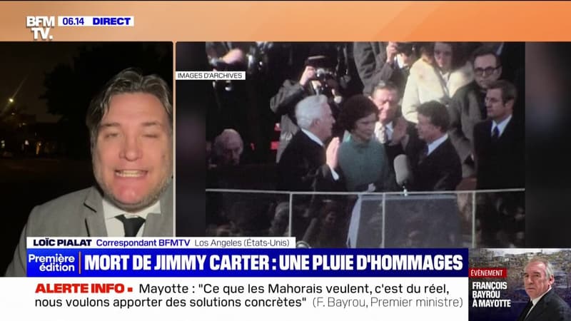 Joe Biden, Barack Obama, Emmanuel Macron... Pluie d'hommages après la mort de Jimmy Carter, à l'âge de 100 ans