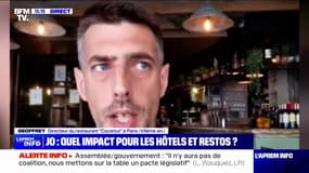 Paris 2024: "On nous a promis une double activité et au final on n'a plus personne", déplore un restaurateur situé en zone grise à Paris